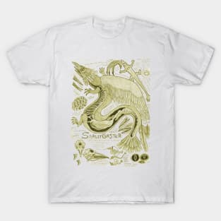 EgertronPuck's Snallygaster Anatomy Illustration T-Shirt